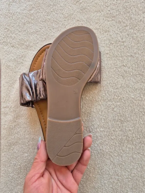 Graceland Latschen Schuhe 38 beige