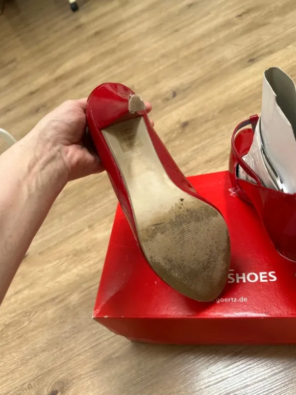 Görtz Schuhe 39 Lack rot
