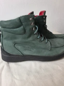 Gudrun Sjödén Stiefel dunkelblau grün und rot