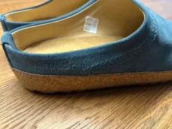 Haflinger Malmö Clogs, jeansblau, Gr.43