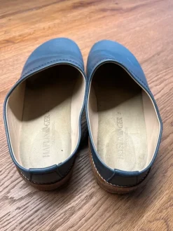 Haflinger Travel Classic Clogs, blau, Gr.43