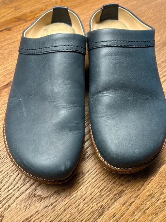 Haflinger Travel Classic Clogs, blau, Gr.43