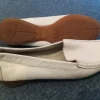 Halbschuhe Creme