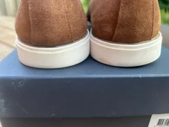 halfhoge loafers in bruin/cognac - maat 43