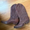 Handgemachte Leder Cowboy Stiefel