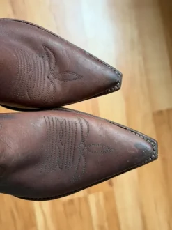 Handgemachte Leder Cowboy Stiefel