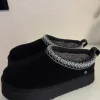 Hausschuhe Plateau Schuhe schwarz Größe 37