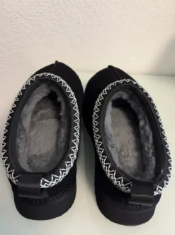 Hausschuhe Plateau Schuhe schwarz Größe 37
