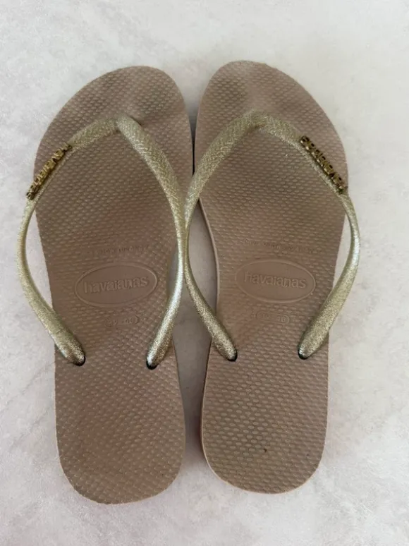 Havaianas Flip Flops beige Gold