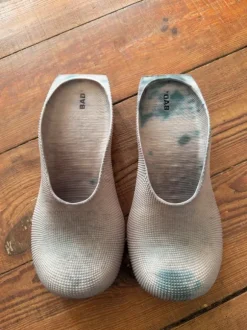 Heeled Clogs, Unique Washed Optic