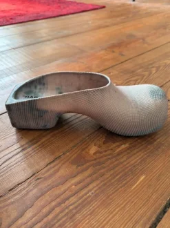 Heeled Clogs, Unique Washed Optic