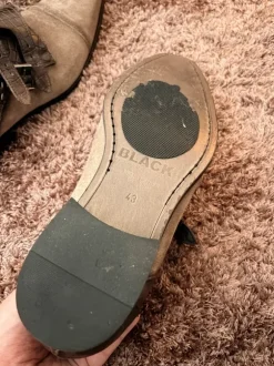 Herenschoenen suede/leer bruin