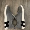 Hermès Bouncing Sneaker – Grau/Weiß – Gr. 45 – Top Zustand