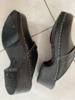 Herren Clogs Moheda Toffeln Leder gr 41