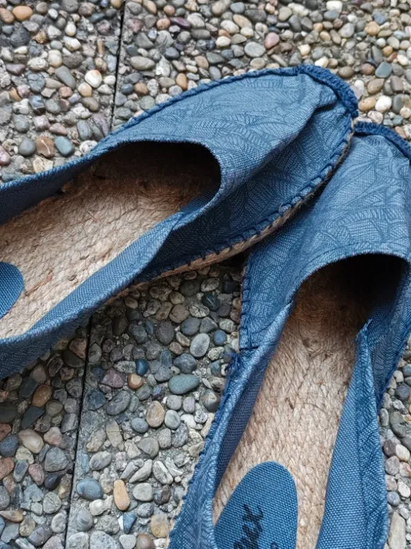 Herren Espadrilles, 44, Blau