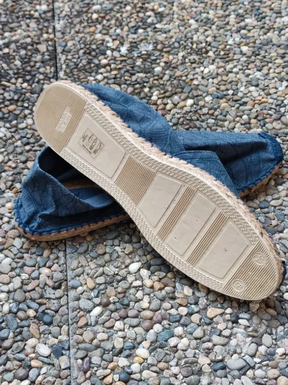Herren Espadrilles, 44, Blau