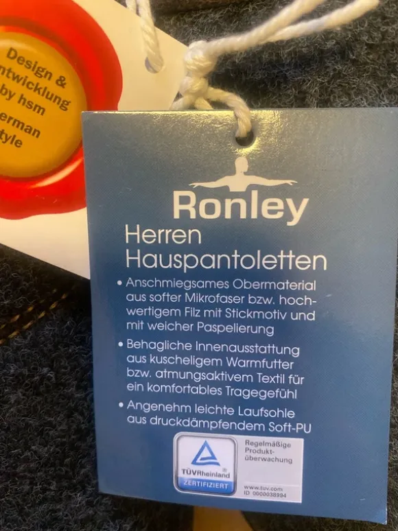Herren Hausschuhe, nagelneu, Gr. 42