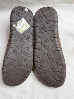 Herren Leder Slipper / Mokassins / bequeme Freizeitschuhe Braun Gr. 47 🤎