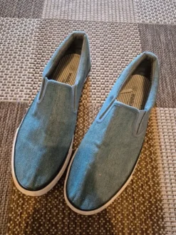 Herren Loafer 42 blau Sommerschuhe