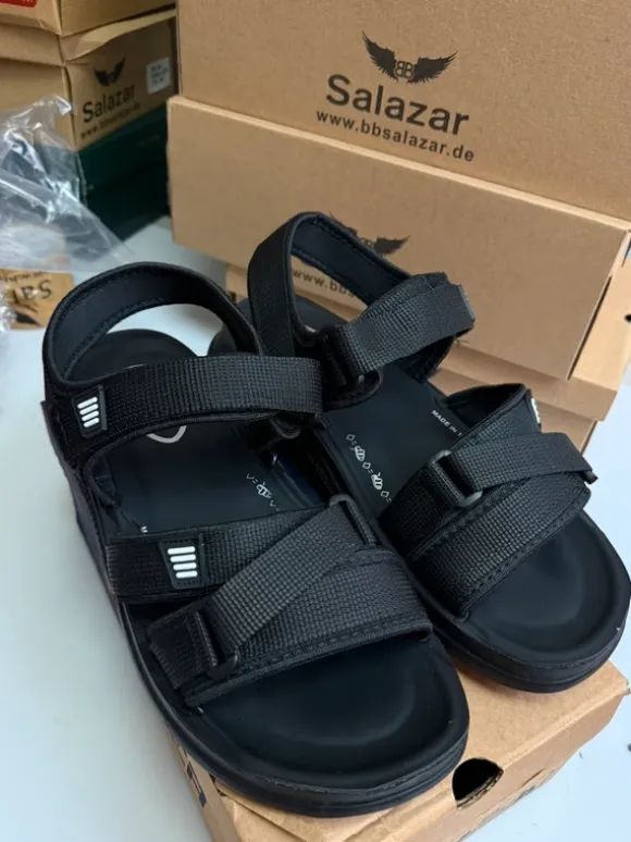 Herren Sandalen Schwarz 40