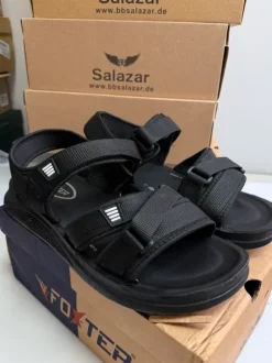 Herren Sandalen Schwarz 40