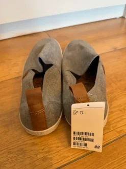 Herren Slip-ons grau H&M