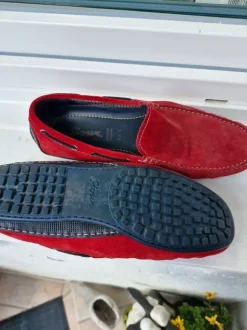 Herren slipper Rot von Sioux gr 9 1/2
