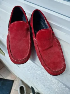 Herren slipper Rot von Sioux gr 9 1/2