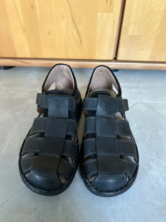 Herren Sommerschuhe Sandalen schwarz 41 neu