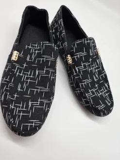 Herren Stoffslipper Gr. 42 Schwarz