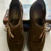 Herren Trachtenschuhe braun Größe 43