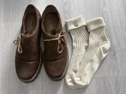Herren Trachtenschuhe braun Größe 43