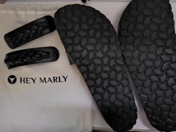 Hey Marly Pantolette mit Wechselschnalle