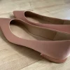 Högl Damen Ballerinas Gr. 38 Rosé Satin Elegant Hochzeit Business