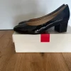 Högl Pumps schwarz Lackleder Größe 39,5