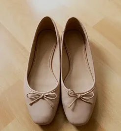 H&M - Beige ballet ballerina shoes (38)