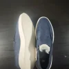 H&M blue suede slip-on shoes 43