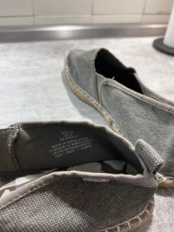 H&M Espadrilles in Grau – Herren, Größe 43, neuwertig