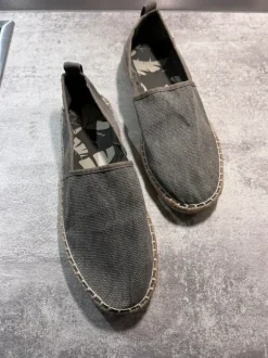H&M Espadrilles in Grau – Herren, Größe 43, neuwertig