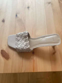 H&M heeled slides