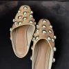 H&M leren look instappers/mules met studs maat 39