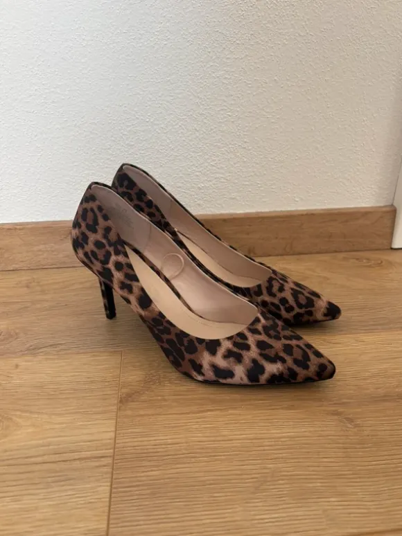 H&M Pumps Leopard Leo Muster