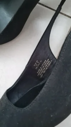 H&M slingback 39 kittenheels schwarz