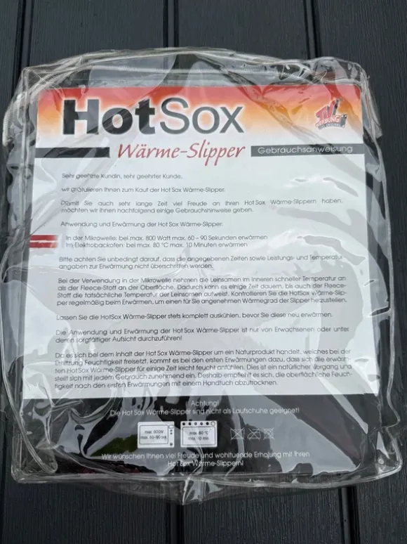 Hot Sox die Wärme Slipper Leo Gr. M