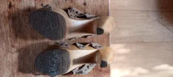 Houten slippers met hak merk Replay maat 39