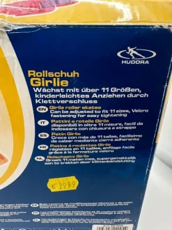 Hudora Rollschuhe „Girlie“ Kinder Gr. 21–31 🛼💖