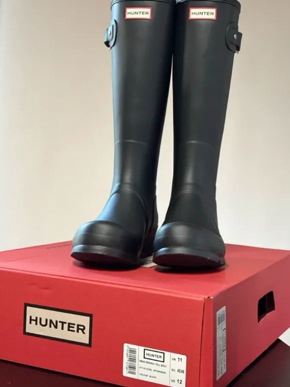 Hunter Gummistiefel Gr. 45/46 Original Tall Boots schwarz neu (ovp)