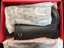 Hunter Gummistiefel Gr. 45/46 Original Tall Boots schwarz neu (ovp)