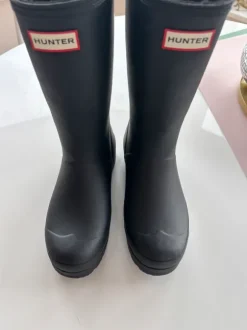 Hunter Gummistiefel, Gr. 39, schwarz, top