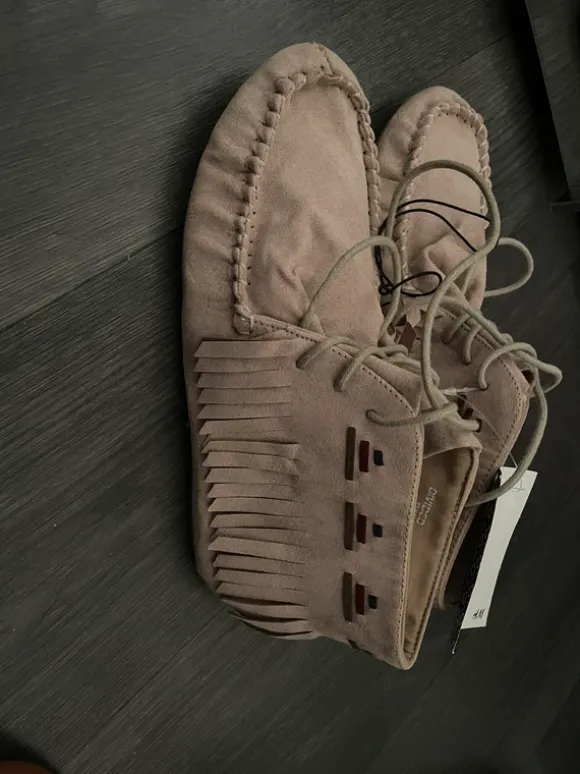 Indianer Schuhe beige 38 neu